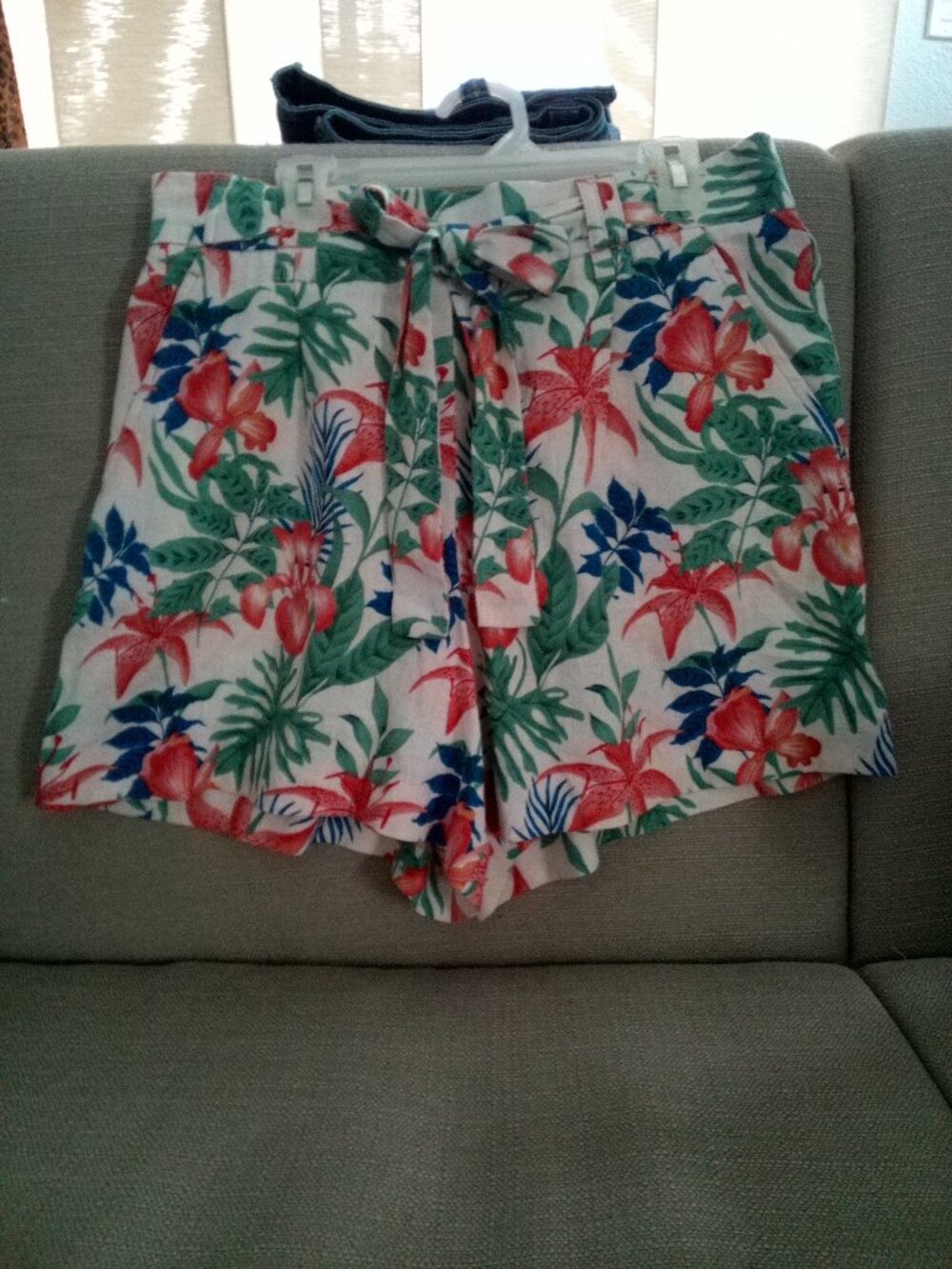 (337) C & C California Tripical Print Shorts size 6